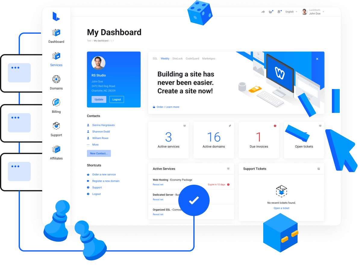 שרתי משחק | שרתי משחק בישראל | אחסון משחקים - לוח בקרה רב עוצמה לניהול קל של שרתי משחק