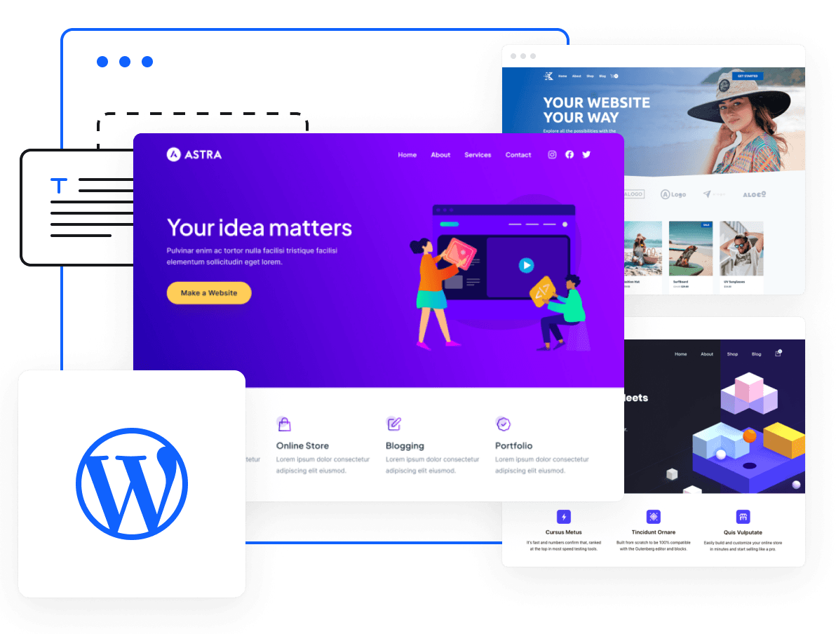 Web Hosting, Domain Names, WordPress - Build your website with custom WordPress hosting
